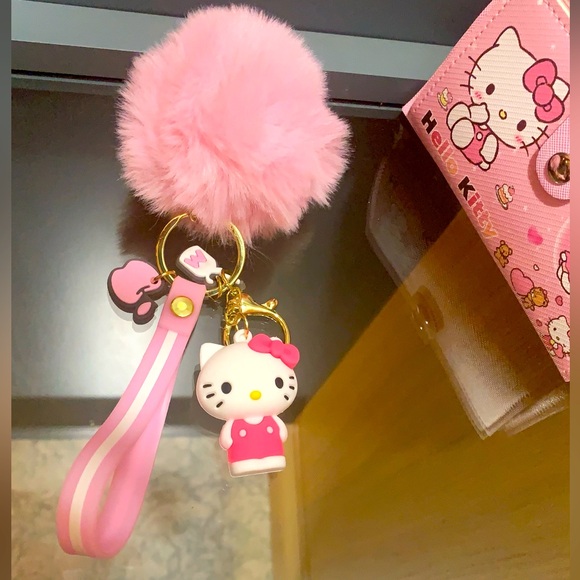 Hello Kitty Card & Coin Purse, Wrist Keychain Bundle - Picture 8 of 11